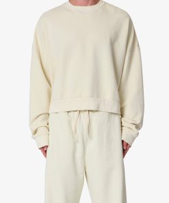 Cropped Crewneck - Off White
